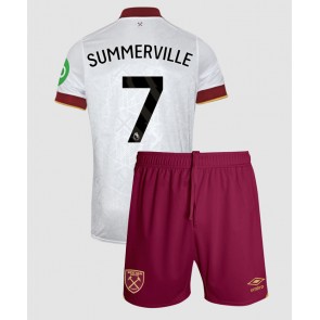 West Ham United Crysencio Summerville #7 Dětské Alternativní dres komplet 2024-25 Krátký Rukáv (+ trenýrky)